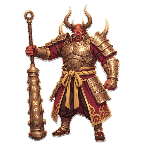 Bronze monster icon